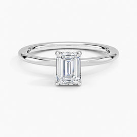 Emerald Solitaire Ring