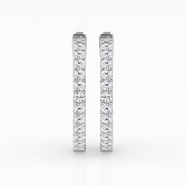 2.00 ctw Gorgeous Hoop Earrings