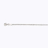 14k 1.5mm White Gold Solid Dc Rope 16" Chain Necklace (Available in Lengths 7" - 30")