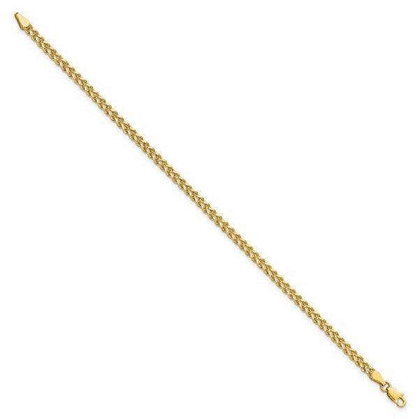 Leslie's 10K 3.0mm Wide Diamond-Cut Double Rope Bracelet