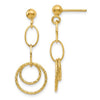 Leslie's 10K Post Dangle Earrings