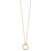 Leslie's 10K Polished Circle Necklace