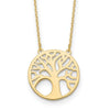 Leslie's 10K Polished Tree of Life Necklace
