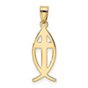 10k Ichthus Fish Pendant