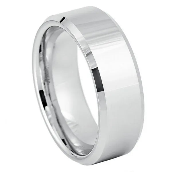 Platinum-plated (ion-plating*) White Tungsten 8mm