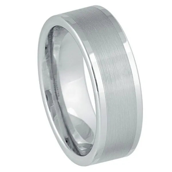Platinum-plated (ion-plating*) White Tungsten 8mm
