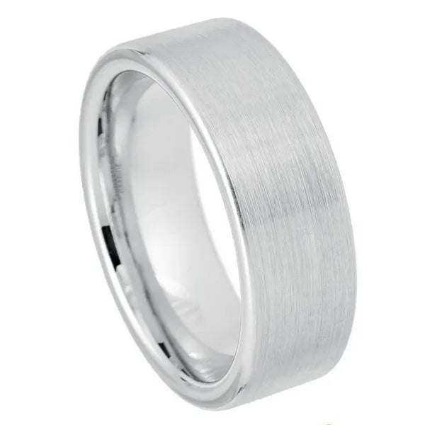 Platinum-plated (ion-plating*) White Tungsten 8mm