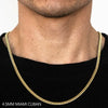 14k 4.5mm Yellow Gold Hollow Miami Cuban 16" Chain Necklace (Available in Lengths 7" - 30")