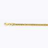 14k 3mm Yellow Gold Palm 16" Chain Necklace (Available in Lengths 7" - 30")