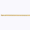 14k 4.5mm Yellow Gold Solid Curb 16" Chain Necklace (Available in Lengths 7" - 30")