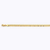 14k 4.5mm Yellow Gold Solid Curb 16" Chain Necklace (Available in Lengths 7" - 30")