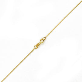 14k Yellow Gold Dc Rolo 043 Gauge 16" Chain Necklace (Available in Lengths 7" - 30")
