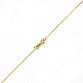 14k Yellow Gold Dc Rolo 043 Gauge 16" Chain Necklace (Available in Lengths 7" - 30")
