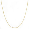 14k Yellow Gold Dc Rolo 043 Gauge 16" Chain Necklace (Available in Lengths 7" - 30")