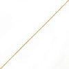 14k Yellow Gold Dc Rolo 023 Gauge 16" Chain Necklace (Available in Lengths 7" - 30")