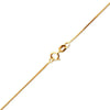 14k Yellow Gold Box 040 Gauge 16" Chain Necklace (Available in Lengths 7" - 30")