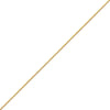 14k Yellow Gold Box 040 Gauge 16" Chain Necklace (Available in Lengths 7" - 30")