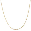 14k Yellow Gold Box 040 Gauge 16" Chain Necklace (Available in Lengths 7" - 30")