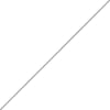 14k White Gold Box 050 Gauge 16" Chain Necklace (Available in Lengths 7" - 30")