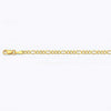 14k 2.5mm Yellow Gold Solid Figaro 16" Chain Necklace (Available in Lengths 7" - 30")
