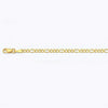 14k 2.5mm Yellow Gold Solid Figaro 16" Chain Necklace (Available in Lengths 7" - 30")