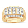 14k 2.00ct Diamond Mens Band