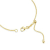 Cross Pendant Bolo Bracelet in 14K Yellow Gold-Plated Sterling Silver