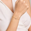 Open Heart Bolo Bracelet in 14K Yellow Gold-Plated Sterling Silver