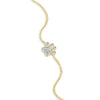Paw Print Bolo Bracelet in 14K Yellow Gold-Plated Sterling Silver