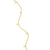 Dangling Hearts Bolo Bracelet in 14K Yellow Gold-Plated Sterling Silver