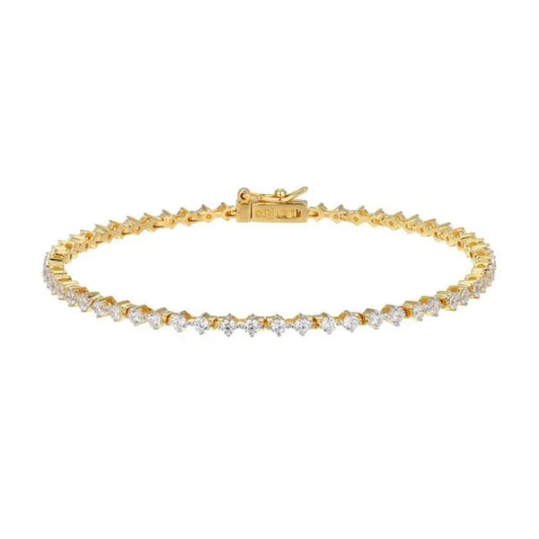 Lab-Created Diamond Line Bracelet