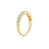 Twist Stackable Ring in 14K Yellow Gold-Plated Sterling Silver