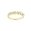 Twist Stackable Ring in 14K Yellow Gold-Plated Sterling Silver