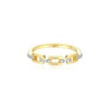 Mini-Link Stackable Ring in 14K Yellow Gold-Plated Sterling Silver