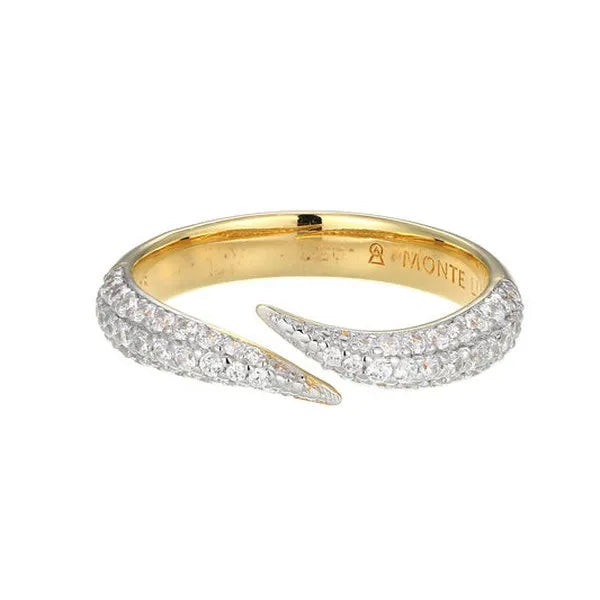 Wave Lab-Created Diamond Ring
