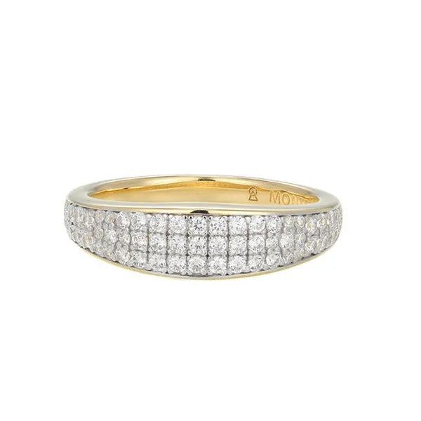 Timeless Tapered Lab-Created Diamond Ring