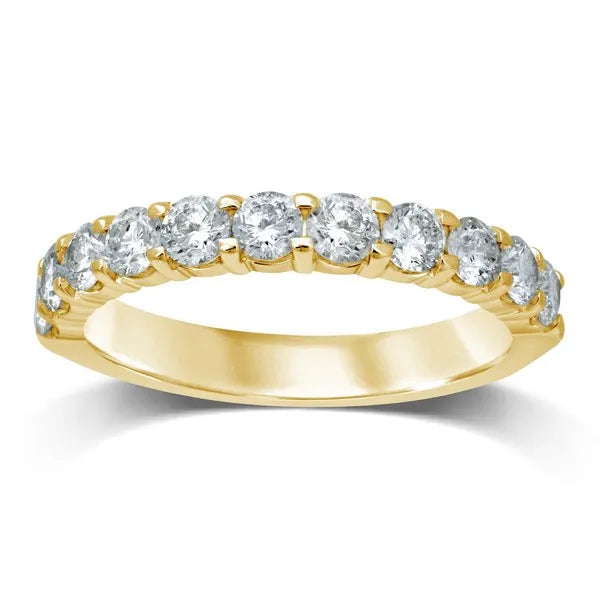 14k 0.27ct Diamond Ladies Band (11 Diamond Stones)