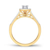 14k 0.21ct Diamond Ring