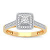 14k 0.21ct Diamond Ring