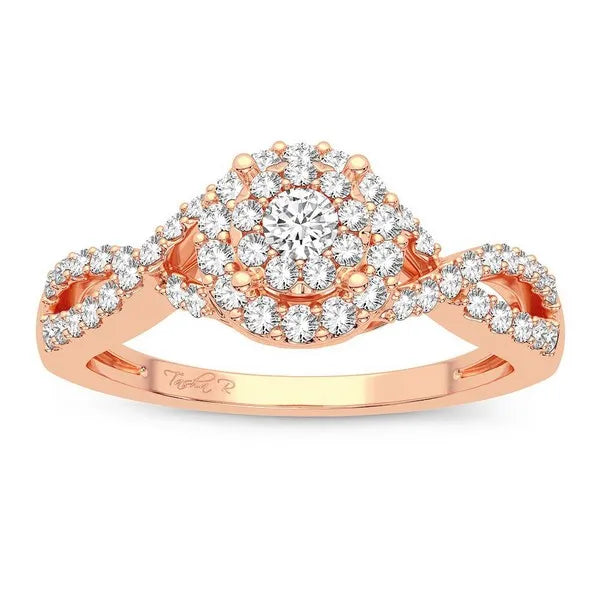14k 0.38ct Diamond Ring