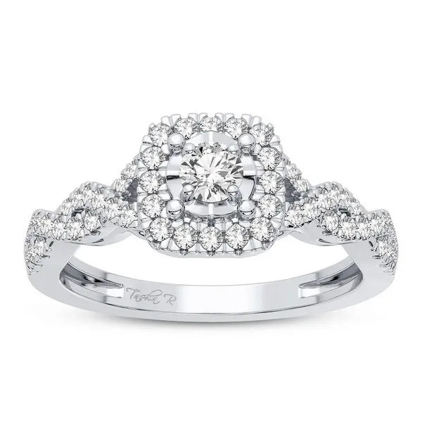 14k 0.33ct Diamond Ring