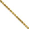Leslie's 10k 3mm Solid Regular Rope Chain