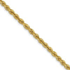 Leslie's 10k 3mm Solid Regular Rope Chain