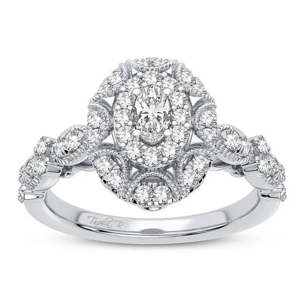 14k 0.63ct Diamond Engagement Ring