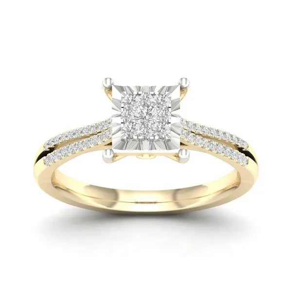 10k 0.25ct Diamond Ring