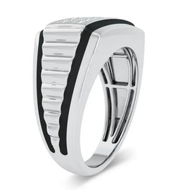 10k 0.25ct Diamond Mens Ring