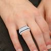 10k 0.25ct Diamond Mens Ring
