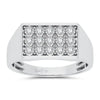 10k 0.20ct Diamond Mens Ring