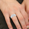 10k 0.13ct Diamond Mens Ring