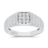 10k 0.15ct Diamond Men's Ring